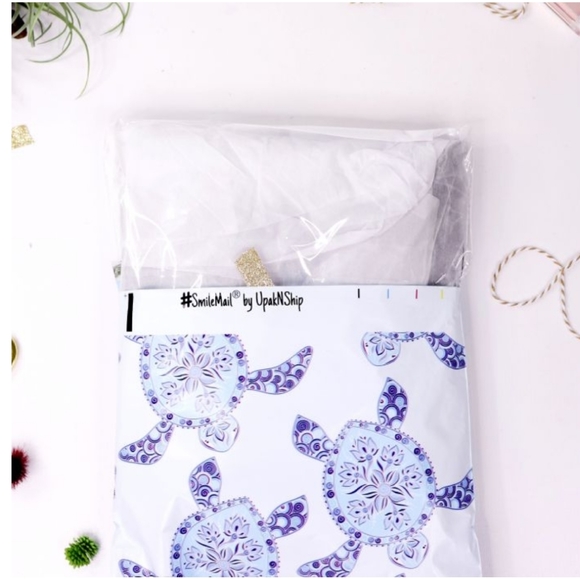 25 pcs SAVE THE SEA TURTLES VSCO Poly Mailer Bag - Picture 2 of 3